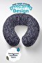 Ergonomic Neck Pillow with Sailor Anchor Pattern - Marine Themed Navy Blue Red Travel Pillow - 6