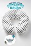 Star Pattern Cotton Neck Pillow - Modern Black and White Adult Travel Pillow - 3