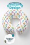 Colorful Owl Patterned Neck Pillow - White Children's & Adult Travel Pillow with Cute Figures - 3