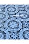 Transparent Coating Star Lace Embroidery Motif Non-Slip Pvc Square Oilcloth Tablecloth - 3