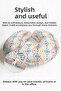Ethnic Patterned Cotton Neck Pillow - Adult Travel Pillow with Colorful Geometric Motifs - 6