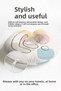 Abstract Geometric Ergonomic Neck Pillow - Modern Pastel Colored Soft Travel Pillow - 3