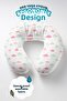 Colorful Cloud Pattern Cotton Neck Pillow - Pastel Green Pink Soft Travel Pillow - 6