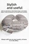 Modern Geometric Striped Neck Pillow - Stylish Beige Gray Soft Travel Pillow - 2
