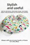 Colorful Dinosaur Themed Cotton Neck Pillow - Green Orange Travel Pillow with Fun Pattern - 4