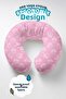 Crown Patterned Cotton Neck Pillow - Princess Themed Pink Children & Adult Travel Pillow - 6