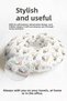 Panda Rain Cloudy Neck Pillow - Cute Rainbow Pastel Colored Travel Pillow - 4