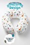 Cute Animal Figured Neck Pillow - Fun Tropical Colorful Kids & Adults Travel Pillow - 6