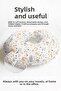Cute Forest Animals Cotton Neck Pillow - Pastel Yellow Grey Kids & Adults Travel Pillow - 3