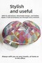 Geometric Pattern Ergonomic Neck Pillow - Colorful Modern Design Purple Pink Travel Pillow - 4