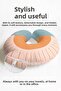 Modern Sun Pattern Cotton Neck Pillow-Minimalist Pastel Orange Green Travel Pillow - 5
