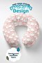 Cute Sheep Cotton Neck Pillow - Pastel Pink Heart Soft Travel Pillow - 4