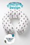 Panda Pattern Ergonomic Neck Pillow - Pink and White Travel Pillow for Children & Adults with Cute Figure - 2