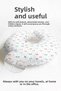 Car Patterned Cotton Neck Pillow - Pastel Colored Kids & Adult Travel Pillow - 4
