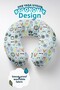 Ergonomic Neck Pillow with Cute Animal Figures - Children & Adults Mint Yellow Illustrated Travel Pillow - 3