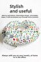 Cute Animals Themed Cotton Neck Pillow - Tropical Green Color Travel Pillow - 6