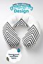 Black and White Geometric Line Neck Pillow - Modern Minimal Design Cotton Travel Pillow - 2