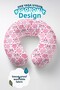 Cotton Neck Pillow with Cat Figure - Cute Pink Striped Travel Pillow for Kids & Adults - 6