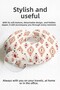 Ethnic Geometric Pattern Cotton Neck Pillow - Pastel Cream Brown Adult Travel Pillow - 3