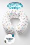 Cute Animal Figures Cotton Neck Pillow - Pastel Pink Blue Kids & Adults Travel Pillow - 3