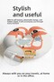 Cute Animal Cotton Neck Pillow - Cartoon Car Orange Gray Travel Pillow - 6