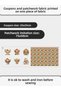 Patchwork Fabric Set – 100% Cotton Patterned Fabric Coupons for Sewing and Hobby - 6