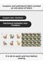 Patchwork Fabric Set – 100% Cotton Patterned Fabric Coupons for Sewing and Hobby - 6