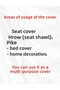 Alinda Cotton Non-Slip Anti-Sweat Sofa Cover (170X230) - Brown - 6