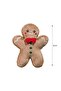 Plush Throw Pillow with Cookie Man Figure 20 cm (W5)