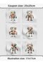 Patchwork Fabric Set – 100% Cotton Patterned Fabric Coupons for Sewing and Hobby - 4