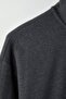 Anthracite New Oversize/Wide Cut Brushed Thessaloniki Stand-Up Collar Sweatshirt Tmnaw26Sw00014 - 2