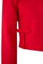 Kırmızı Fiyonk/Kurdele Detaylı Gömlek Yakalı Crop Dokuma Yılbaşı Blazer Ceket TWOAW25BC00018 - 7