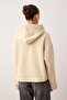 Taş Kalın İçi Polarlı Yarım Pat Fermuarlı Oversize Kapüşonlu Örme Sweatshirt TWOAW26SW00060 - 4