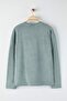 Açık Mavi Yeni Oversize/Geniş Kesim Eskitme/Soluk Efekt Kalın Sweatshirt TMNAW26SW00022 - 8
