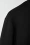 Black Regular/Normal Cut Thick Stand Collar Sweatshirt Tmnaw26Sw00025 - 6