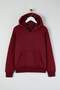 Teen Bordo Kapüşonlu Kalın İçi Polarlı Yarım Pat Fermuarlı Cepli Örme Sweatshirt TWOAW26SW00160 - 7