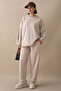 Double Suit with Pockets on the Sleeves and Legs, Beige - 5