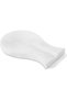 Marble Spoon Rest 8" White Handmade Utensil Holder for Kitchen, Stove Top Cooking Spoon Rest - 6