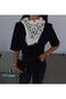 Basic T-Shirt with Padded Shoulders - 6