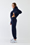 Women's Oversize Sweatshirt Hoodie Basic Laci – Hooded, Kangaroo Pocket, 3 Thread Ribbed - 4