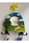Nature Pattern Handmade Mirrored Rabbit Wall Type Key Holder - 5