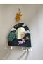 Nature Pattern Handmade Mirrored Rabbit Wall Type Key Holder - 5