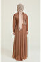 Glitter evening dress 5397-16 milky coffee - 6
