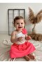 Pink Baby Children's One-Sleeved Crop Skirt Set Summer Set - 2