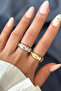 Steel Ring Couture Adjustable Women's Non-Tarnish - 5