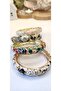 (Brown)Titanium Steel Thick Unique Enamel Bracelet Women's Gift Birthday Gift - 4
