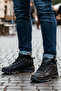 Men's Black Winter Casual Trekking Outdoor Shoes - 2