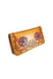 100% LEATHER HANDMADE WOMEN'S WALLET WITH HORIZONTAL PHONE COMPARTMENT ZIPPER AND FENCE FAPER (LIVA) - 3