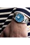 Men's Automatic Turquoise Dial Watch - NK5010-51L - 5