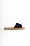 Genuine Leather Summer Men's Suede Jute Sole Navy Blue Espadrille Slippers -Mssr122-Lcv - 4